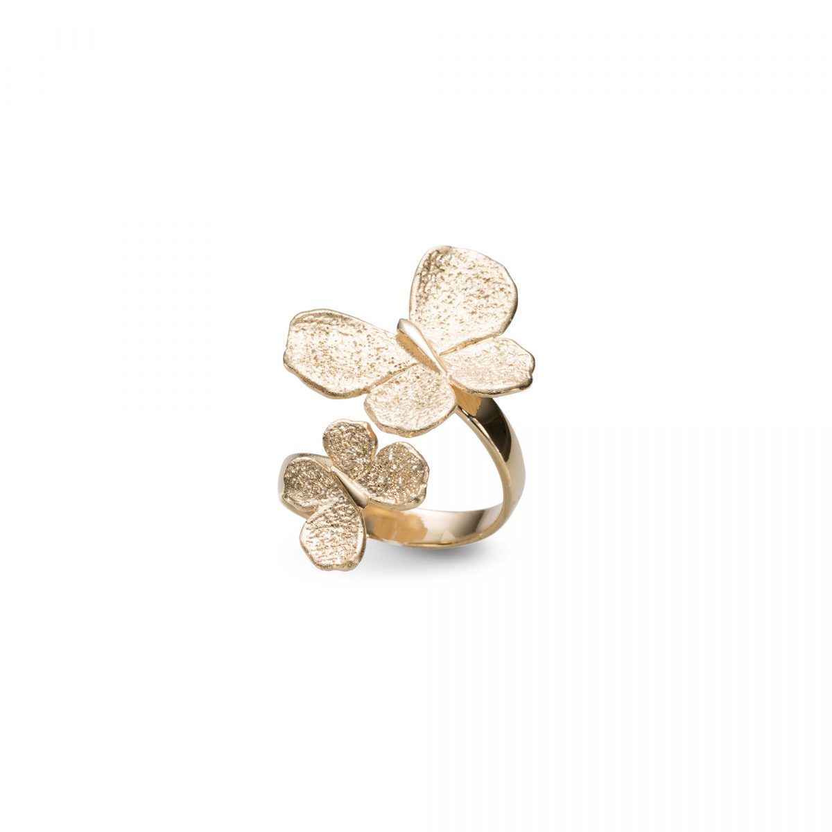 Ring Stardust Butterfly Open Gold